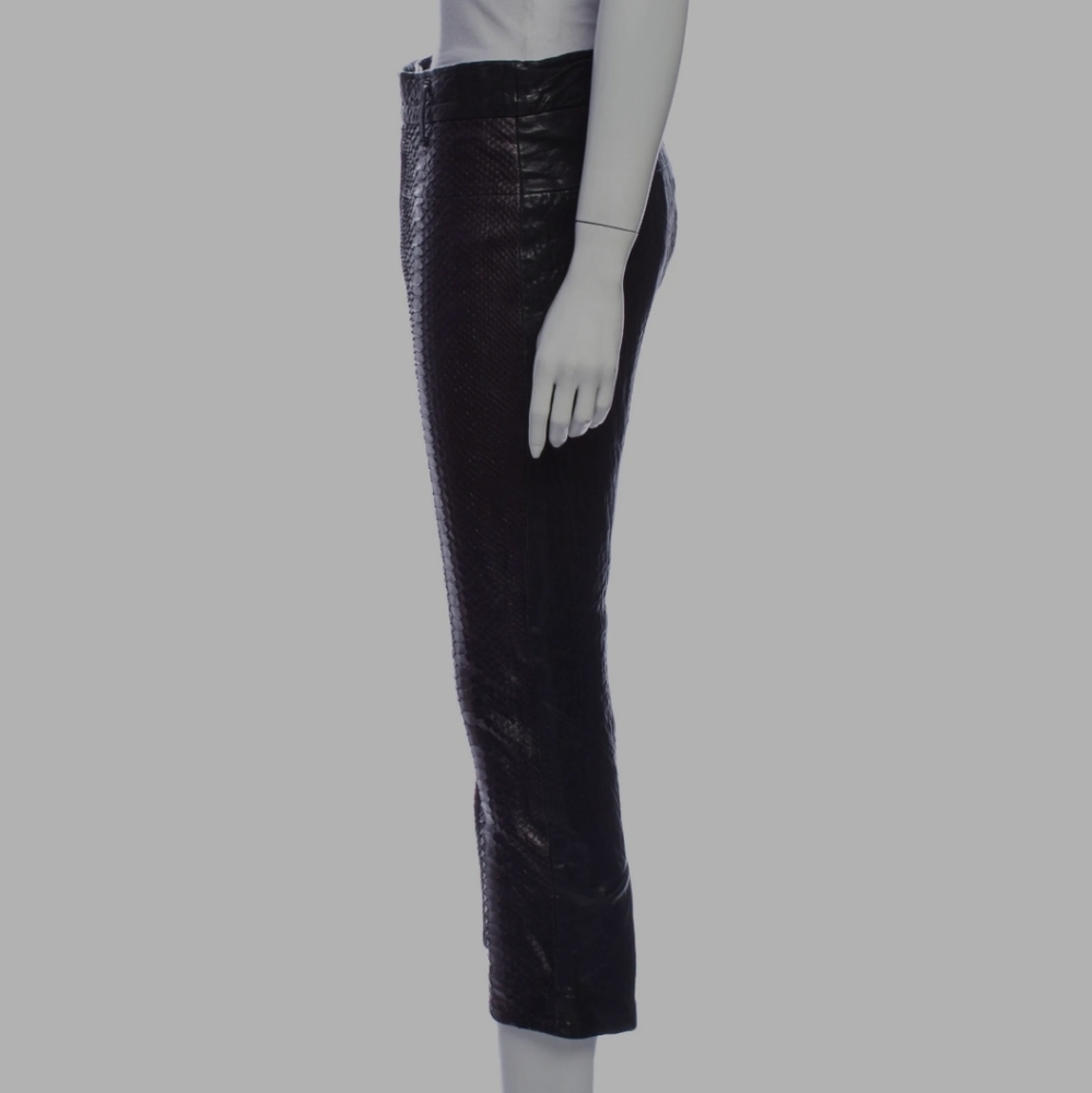 Haider Ackerman Python And Leather Pants - image 3